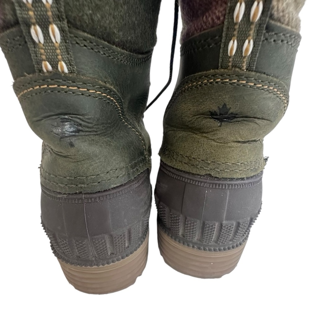 Kamik 3M Thinsulate Water Resistant Genuine Leather Lace Up High Boots Womens 7 - Picture 7 of 13